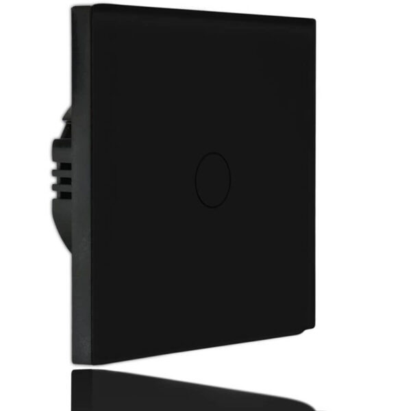 interrupteur tactile noir CRYSTAL