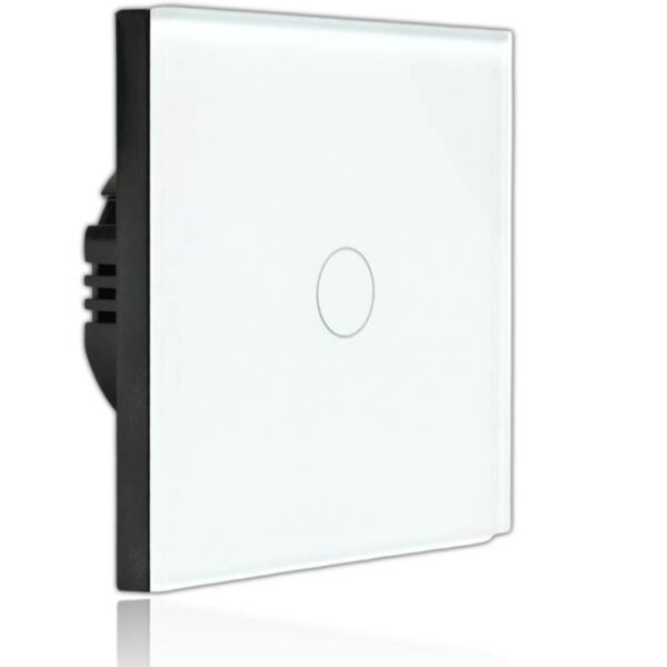 interrupteur tactile blanc CRYSTAL