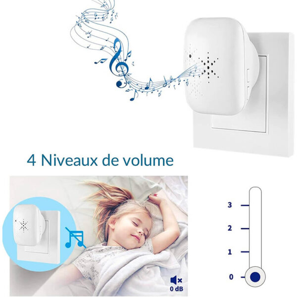 Sonnette sans fil SonnEco 11 blanc